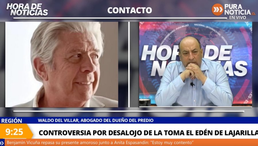 Abogado del dueño del terreno desalojado en Lajarilla en Viña del Mar asegura que “no ha recibido ningún dinero por la propiedad”