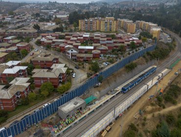 Inspeccionan obras de la futura estación Valencia de Quilpué: registra 64% de avance y será entregada el tercer trimestre del año