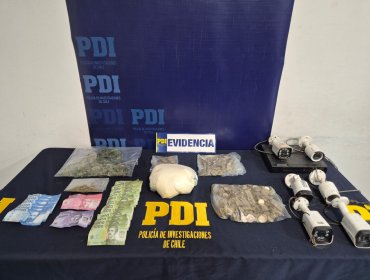 Tres sujetos fueron detenidos por traficar drogas en Putaendo: PDI San Felipe incautó sustancias ilícitas avaluadas en $10 millones