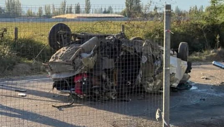 Violento accidente de tránsito deja cinco víctimas fatales en Ruta 5 Sur en Requínoa