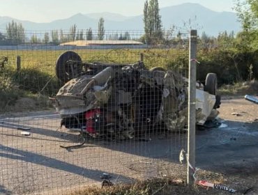 Violento accidente de tránsito deja cinco víctimas fatales en Ruta 5 Sur en Requínoa