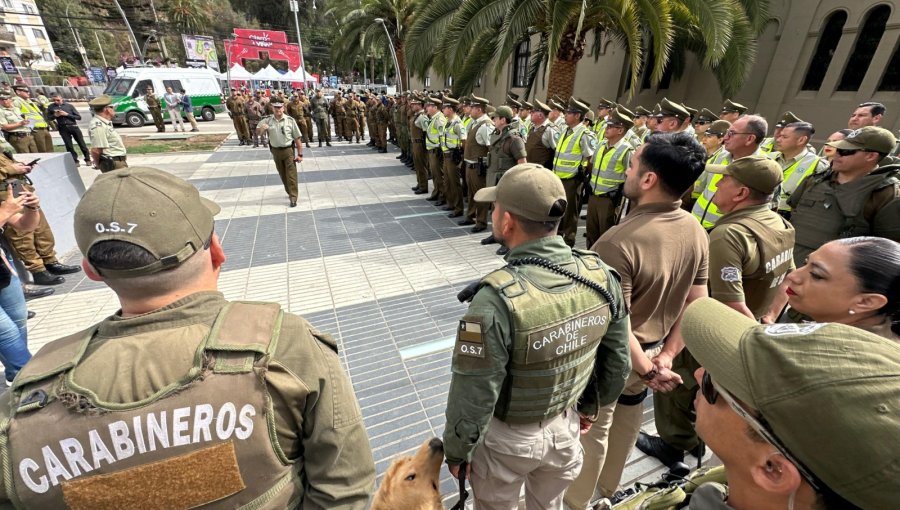 «Ronda Impacto» deja a 49 personas detenidas durante el fin de semana en la región de Valparaíso: se incautaron tres armas