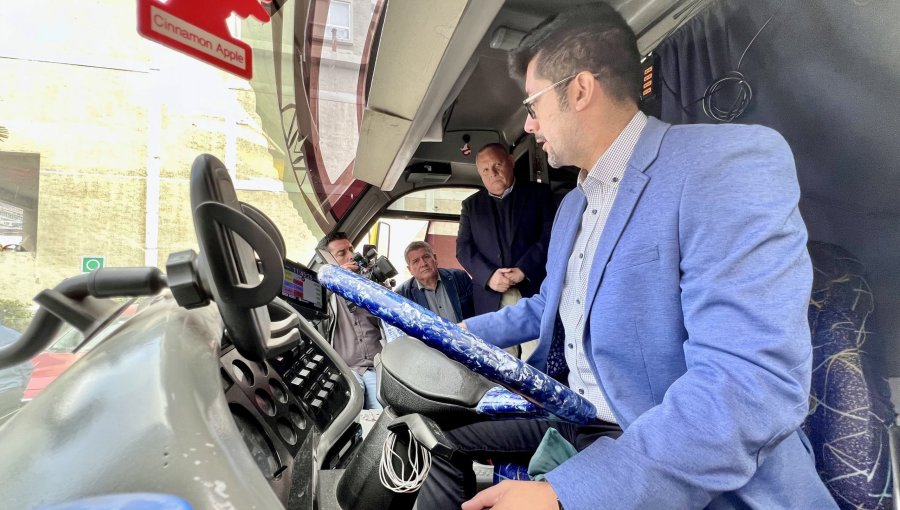 «Botón de Emergencia»: Presentan plan piloto que mejora la seguridad en buses de combinación de Limache, Olmué y La Calera