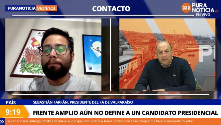 Presidente regional del FA por elecciones presidenciales: “Hay un apoyo mayoritario a la figura de Gonzalo Winter”