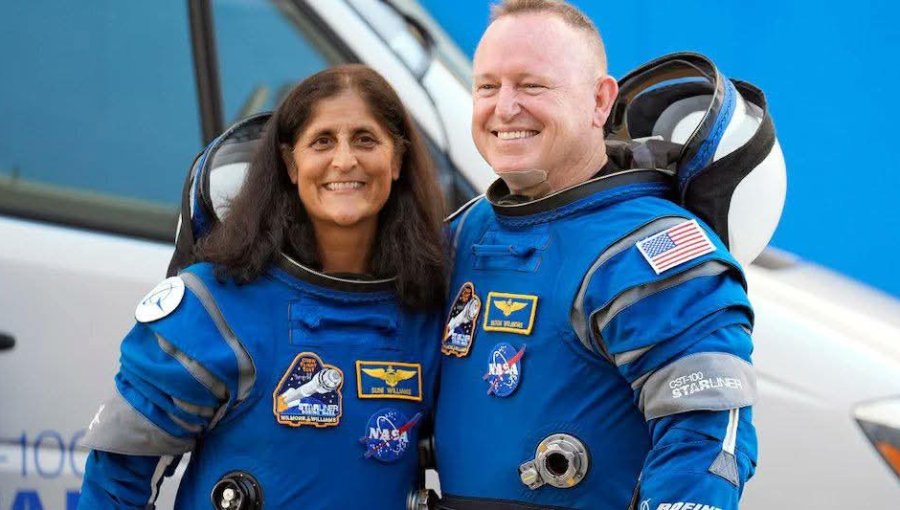 Astronautas que estuvieron nueve meses varados en el espacio regresaron a la Tierra