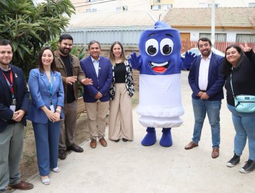 Con «Vacunin» motivan a niños, niñas, docentes y asistentes de la educación de Quillota a protegerse de la Influenza