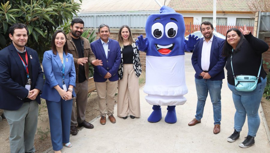 Con «Vacunin» motivan a niños, niñas, docentes y asistentes de la educación de Quillota a protegerse de la Influenza