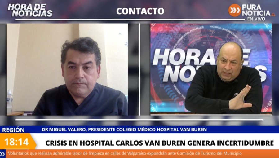 Presidente del Capítulo Médico por crisis en el Hospital Van Buren: “La gestión no sirve de nada, lo que necesitamos son recursos”