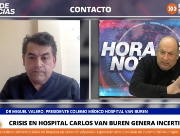 Presidente del Capítulo Médico por crisis en el Hospital Van Buren: “La gestión no sirve de nada, lo que necesitamos son recursos”