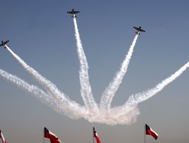 FACh conmemoró su 95° aniversario en la Base Aérea El Bosque: ceremonia finalizó con el tradicional desfile aéreo-terrestre