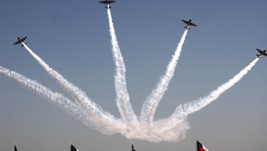 FACh conmemoró su 95° aniversario en la Base Aérea El Bosque: ceremonia finalizó con el tradicional desfile aéreo-terrestre