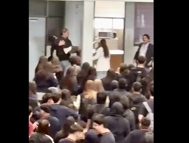 Violenta riña entre estudiantes de enseñanza básica del Colegio Nacional de Villa Alemana termina con un alumno seriamente herido