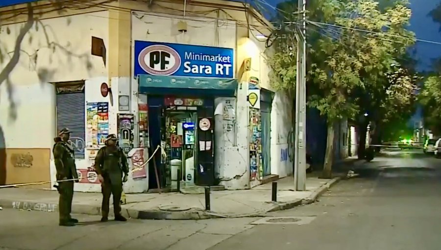 Hombre perdió la vida tras ser baleado en la vía pública del barrio Yungay de Santiago
