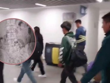 Detienen a cuatro personas que fueron sorprendidas transportando cerca de 400 ovoides de droga en vuelo Iquique - Santiago