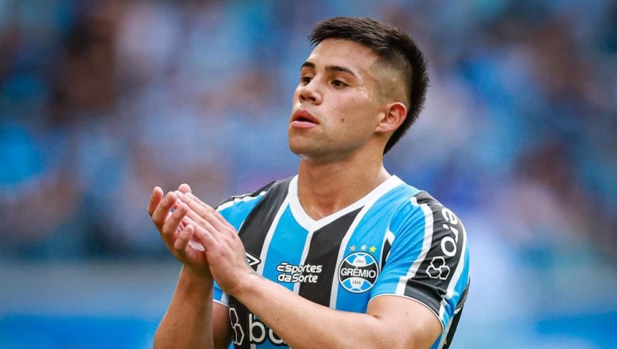 Alexander Aravena marcó un golazo en el empate de Gremio ante Godoy Cruz por Copa Sudamericana