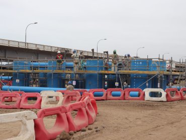 50% de avance presentan las obras de ampliación del puente que conecta San Antonio con Santo Domingo: se entregará el 2028