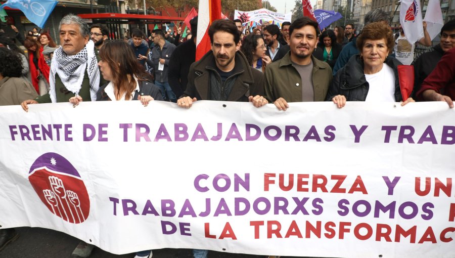 Gonzalo Winter reafirma alianza con la CUT y propone reformas laborales estructurales