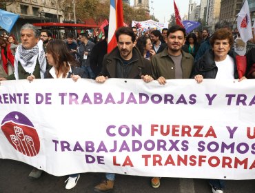 Gonzalo Winter reafirma alianza con la CUT y propone reformas laborales estructurales