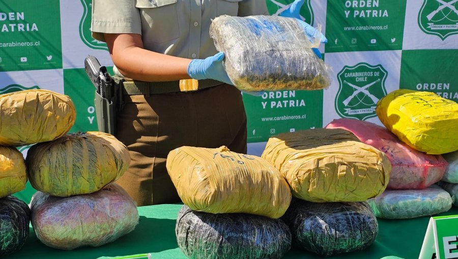 Fiscalía y Carabineros en alerta por seguidilla de grandes incautaciones de drogas en la región de Antofagasta