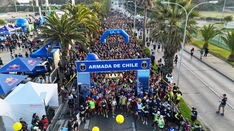 Más de 8 mil personas participaron de la Corrida Mes del Mar 2025 en Viña del Mar