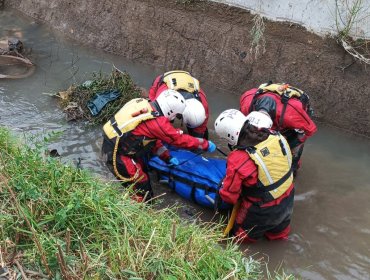 Encuentran cuerpo en canal de regadío de Batuco: Investigan si se trata de hombre extraviado hace 8 días