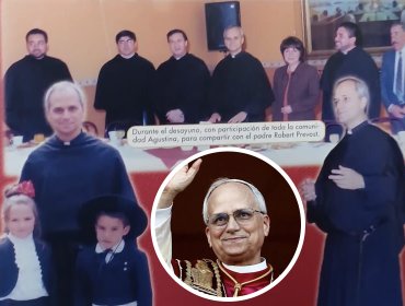 El día que el nuevo Papa León XIV visitó Chile y compartió con alumnos de un colegio en Ñuñoa
