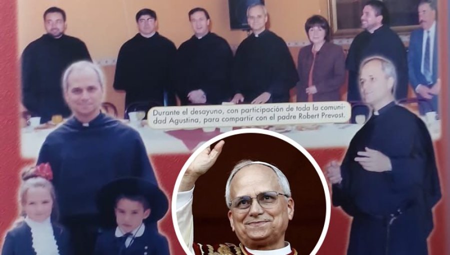 El día que el nuevo Papa León XIV visitó Chile y compartió con alumnos de un colegio en Ñuñoa
