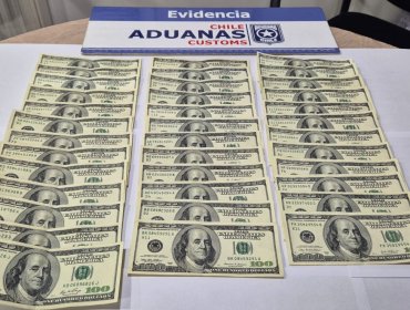 Turista argentino quiso cruzar el paso Los Libertadores con 33 mil dólares sin declarar