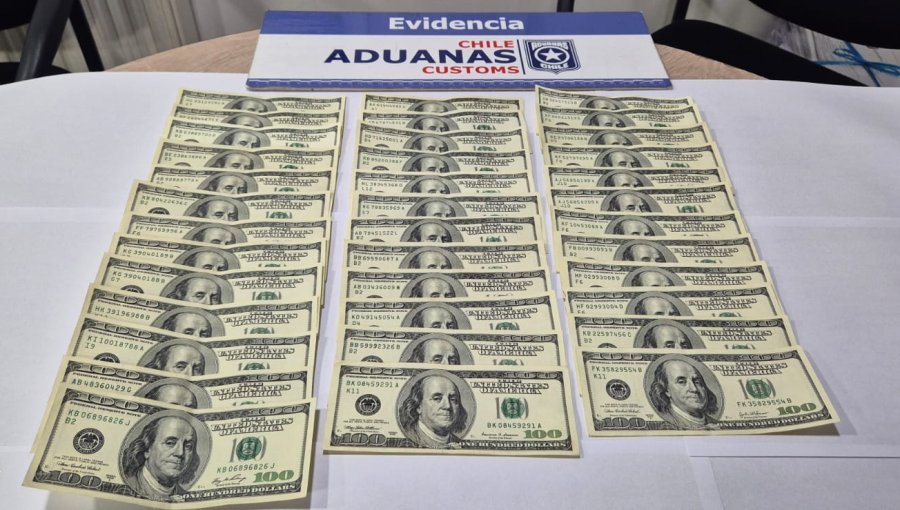 Turista argentino quiso cruzar el paso Los Libertadores con 33 mil dólares sin declarar