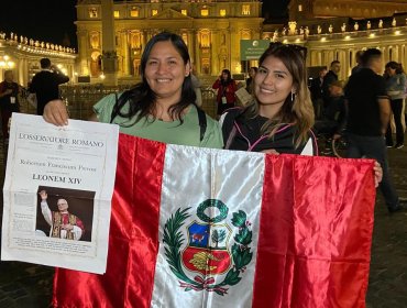 "Fue como ganar un Mundial": Peruanos celebraron en el Vaticano la elección del ex Obispo de Chiclayo como nuevo Papa