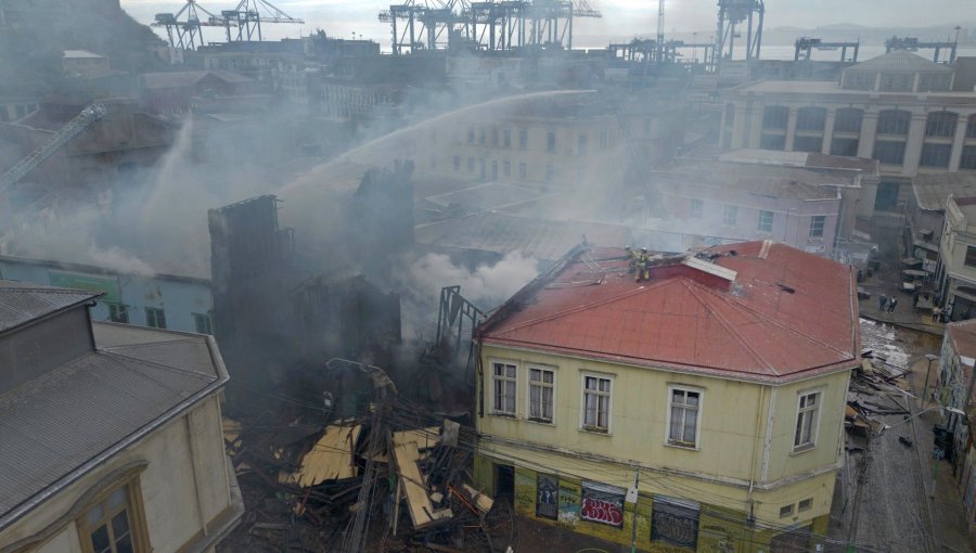 Prisión preventiva para imputado por incendio en Barrio Puerto de Valparaíso