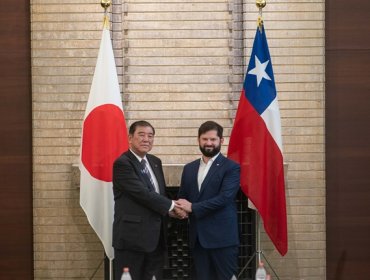 Presidente Boric se reúne con el primer ministro de Japón, Shigeru Ishiba