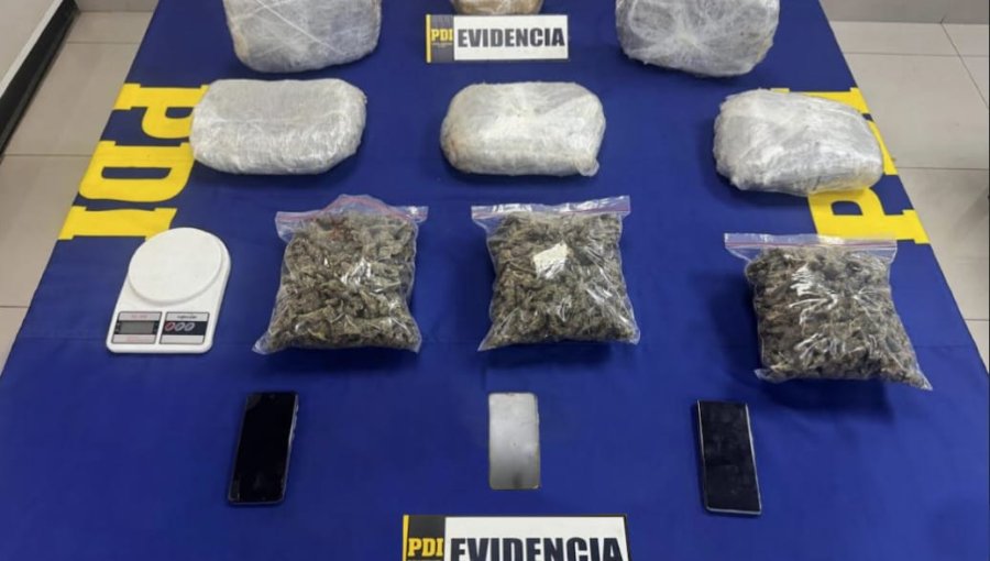PDI de La Cisterna desarticula punto de venta de droga por Redes Sociales