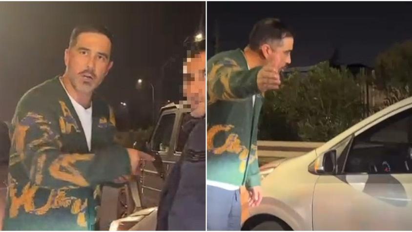 Conductor en supuesto estado de ebriedad chocó a Claudio Bravo, quien lo increpó: "Pone en riesgo la vida de los demás"