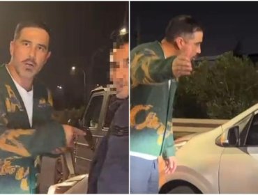 Conductor en supuesto estado de ebriedad chocó a Claudio Bravo, quien lo increpó: "Pone en riesgo la vida de los demás"