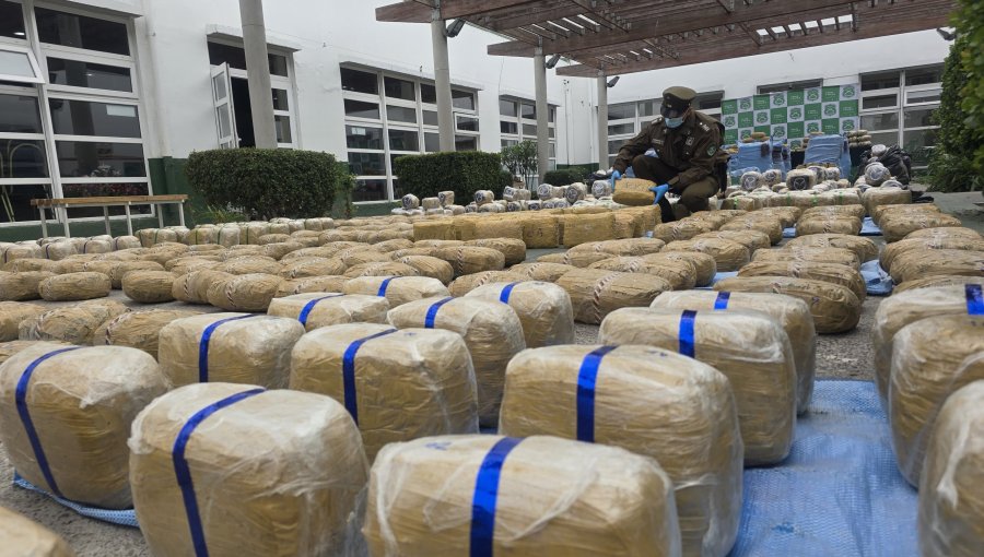 Incautan más de 1,3 toneladas de droga durante fiscalización en la ruta 5 norte en la región de Coquimbo
