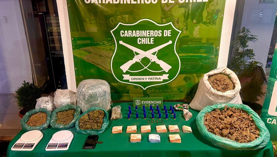Desarticulan a banda criminal dedicada al tráfico de drogas en el sector Alicahue de Cabildo