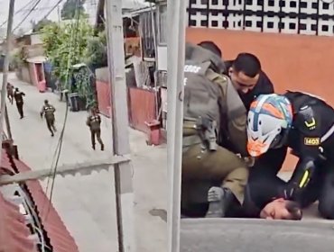 Cinematográfica persecución desde Vitacura a Recoleta termina con tres detenidos y un delincuente baleado su pierna por carabineros
