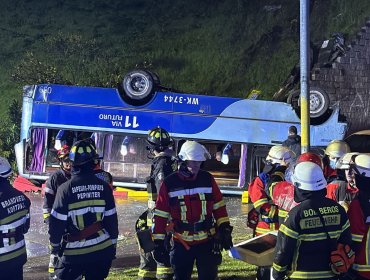 Conductor de micro que protagonizó fatal accidente en Chiguayante dio positivo a cocaína