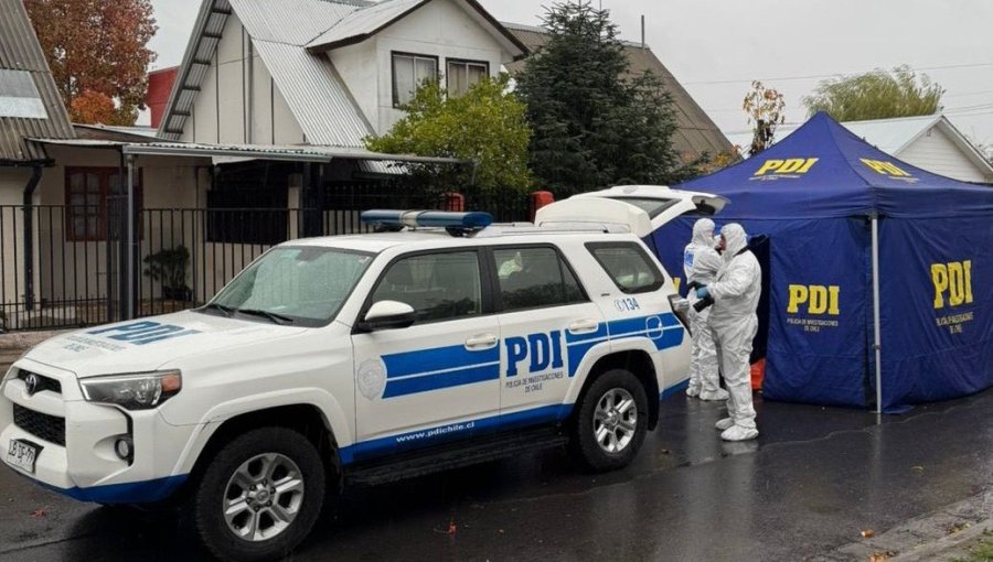PDI y Fiscalía ECOH investigan asesinato a balazos de joven de 20 años en Talca