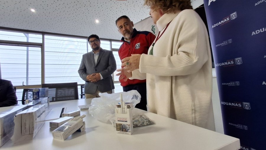 Cigarrillos decomisados por Aduanas fueron entregados a la U. Santa María para estudio de biodegradación con hongos y bacterias