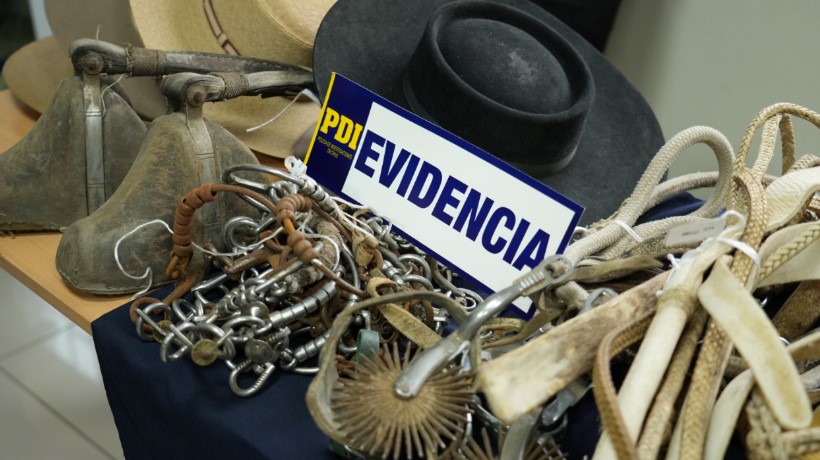 Desbaratan banda criminal que robó más de $100 millones en aperos entre las regiones de O'Higgins y Ñuble