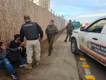 Capturan a delincuentes que robaron especies personales a una mujer en Concón