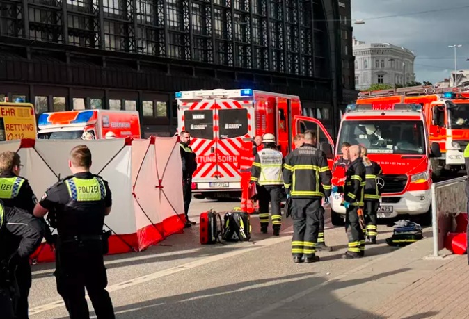 Al menos 18 personas heridas a puñaladas en estación de trenes de Hamburgo