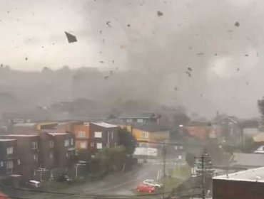 Alerta en el sur: Meteorología advierte riesgo de tornados en tres regiones tras lo sucedido en Puerto Varas