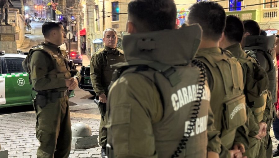 Sección Centauro de Carabineros ha detenido a 266 personas este año en el marco del plan «Calles sin Violencia» en Valparaíso