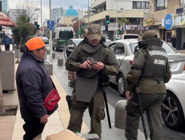 40 personas han sido detenidas las últimas dos semanas en el centro de Viña del Mar