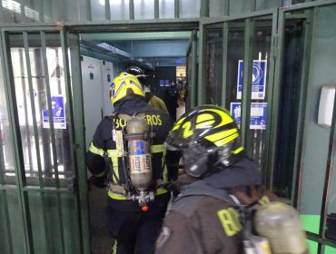 Simulacro de incendio en cárcel de Los Andes puso a prueba a personal de Gendarmería