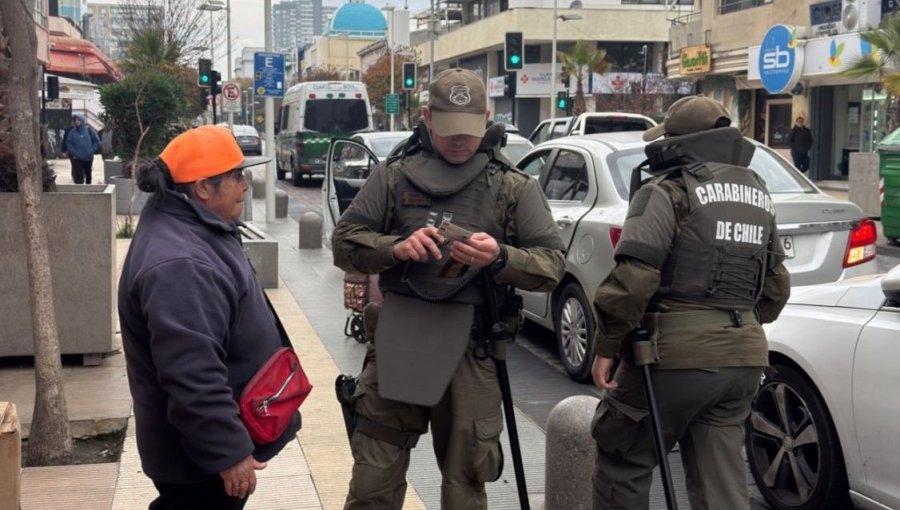40 personas han sido detenidas las últimas dos semanas en el centro de Viña del Mar
