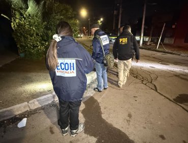 Ataque armado deja a un hombre fallecido y a otro en riesgo vital en Estación Central
